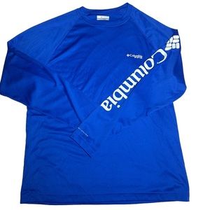 Men’s Performance Fishing Gear (PFG) blue long sleeve shirt - size medium